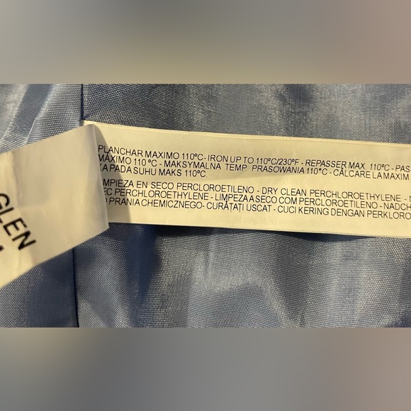 Zara Basic Medium Elegant Sky Blue Trench  Coat - Picture 13 of 16